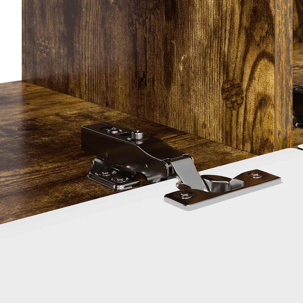 TV-Wandschrank Wandmontiert Geräucherte Eiche 98 x 31 x 29,5 cm