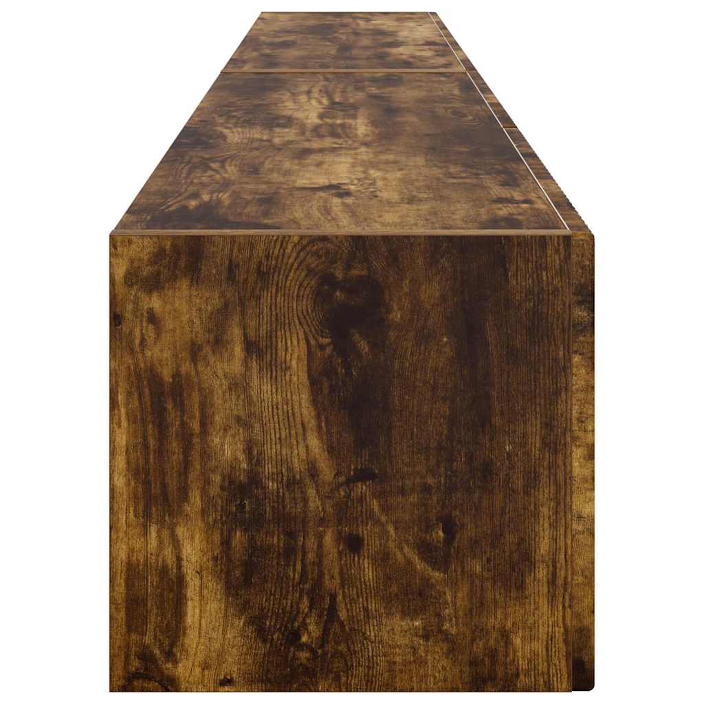 TV-Wandschrank 2 pcs Geräucherte Eiche 98 x 31 x 29,5 cm