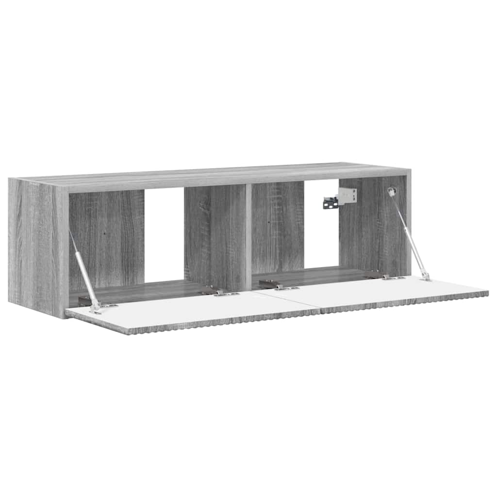 TV-Wandschrank Graues Sonoma 98 x 31 x 29,5 cm Holzwerkstoff
