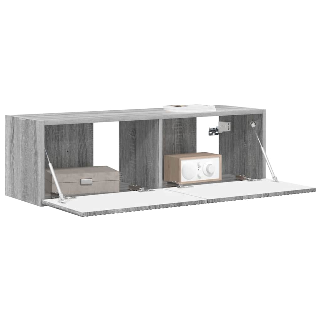 TV-Wandschrank Graues Sonoma 98 x 31 x 29,5 cm Holzwerkstoff