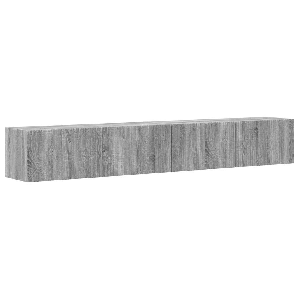 TV-Wandschrank 2 pcs Graues Sonoma 98 x 31 x 29,5 cm