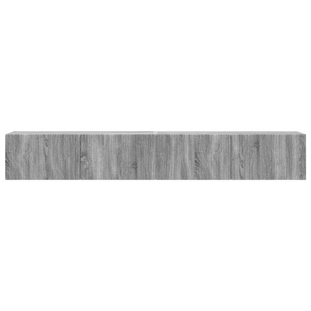 TV-Wandschrank 2 pcs Graues Sonoma 98 x 31 x 29,5 cm