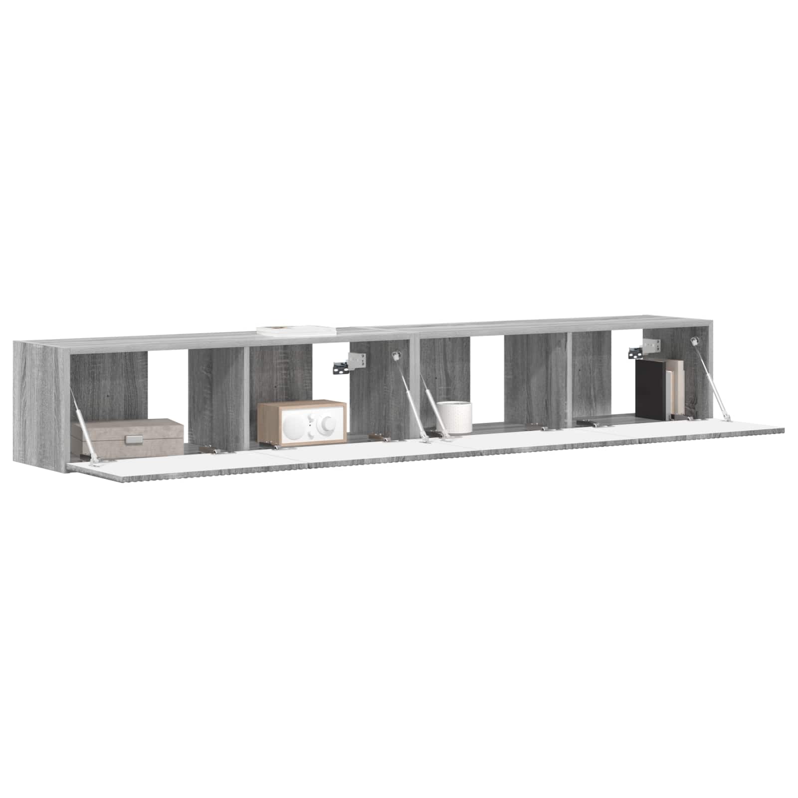 TV-Wandschrank 2 pcs Graues Sonoma 98 x 31 x 29,5 cm