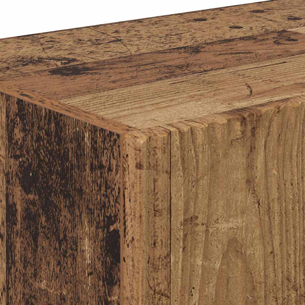 TV-Wandschrank 2 pcs Altholz 98 x 31 x 29,5 cm Holzwerkstoff