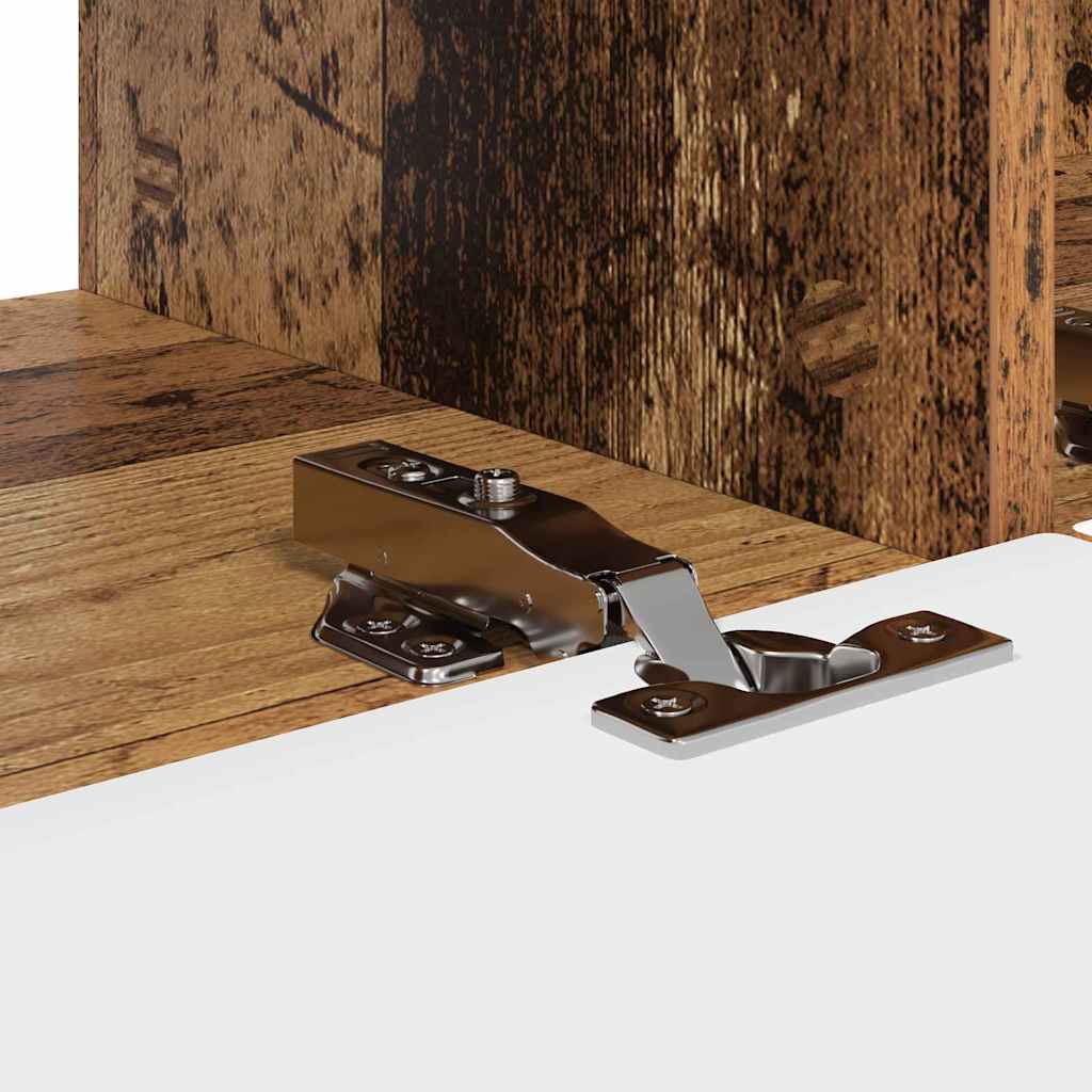 TV-Wandschrank 2 pcs Altholz 98 x 31 x 29,5 cm Holzwerkstoff