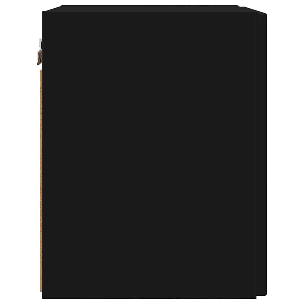 TV-Wandschrank 2 pcs Schwarz 30 x 31 x 40 cm Holzwerkstoff