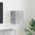 TV-Wandschrank Wandmontiert Beton 30 x 31 x 40 cm Holzwerkstoff