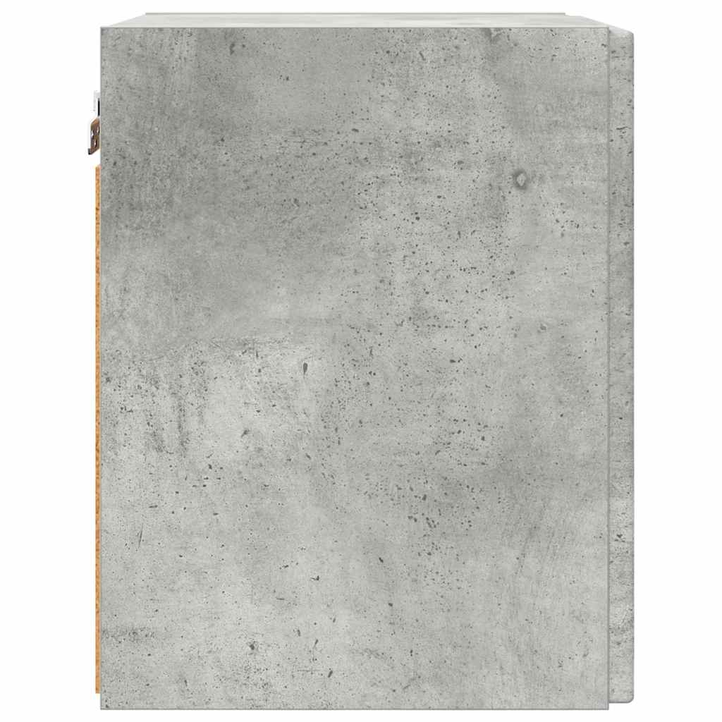 TV-Wandschrank Wandmontiert Beton 30 x 31 x 40 cm Holzwerkstoff