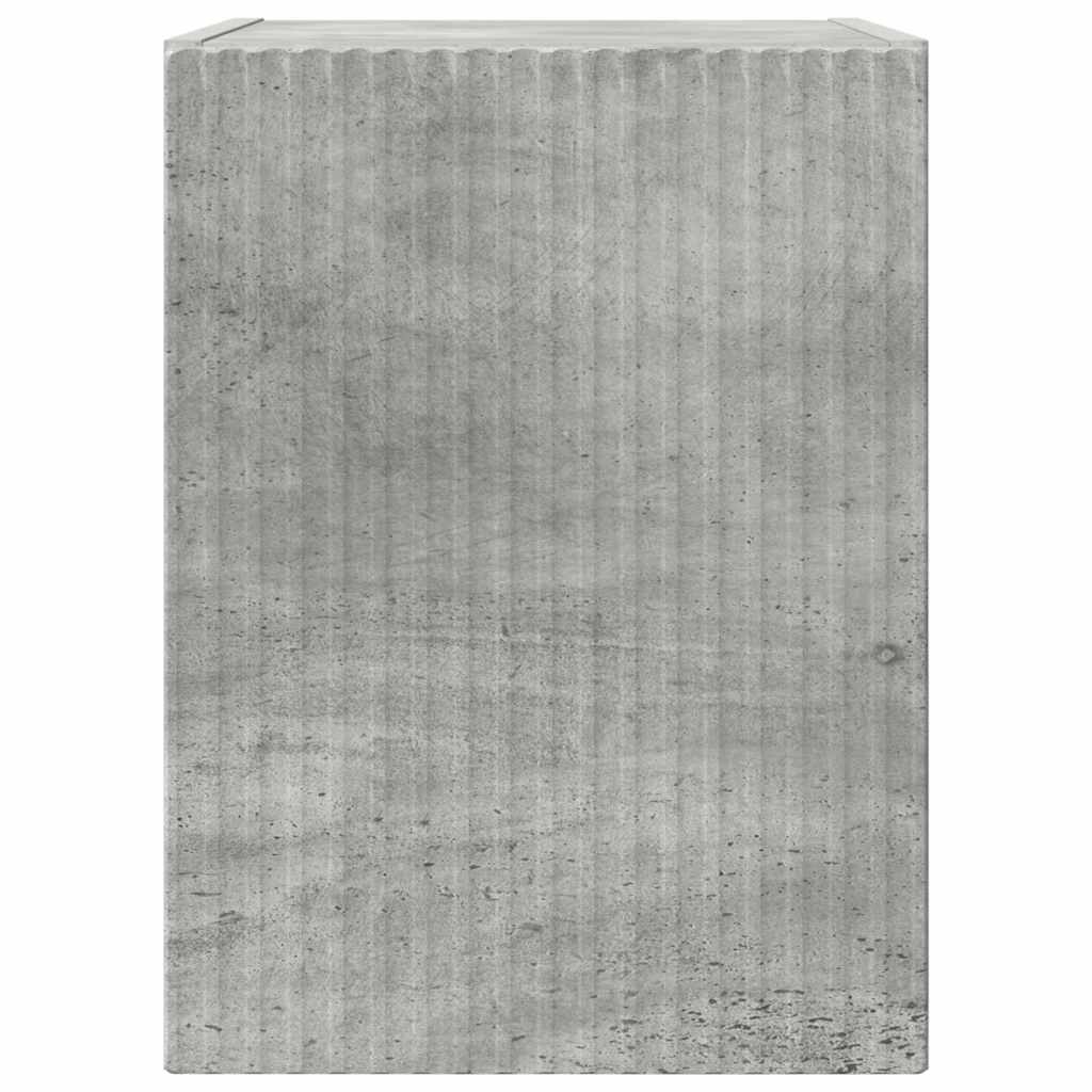 TV-Wandschrank 2 pcs Beton 30 x 31 x 40 cm Holzwerkstoff
