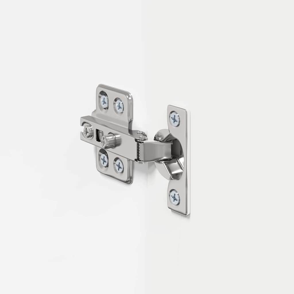 TV-Wandschrank Wandmontiert 2 pcs Glänzend Weiß 30 x 31 x 40 cm