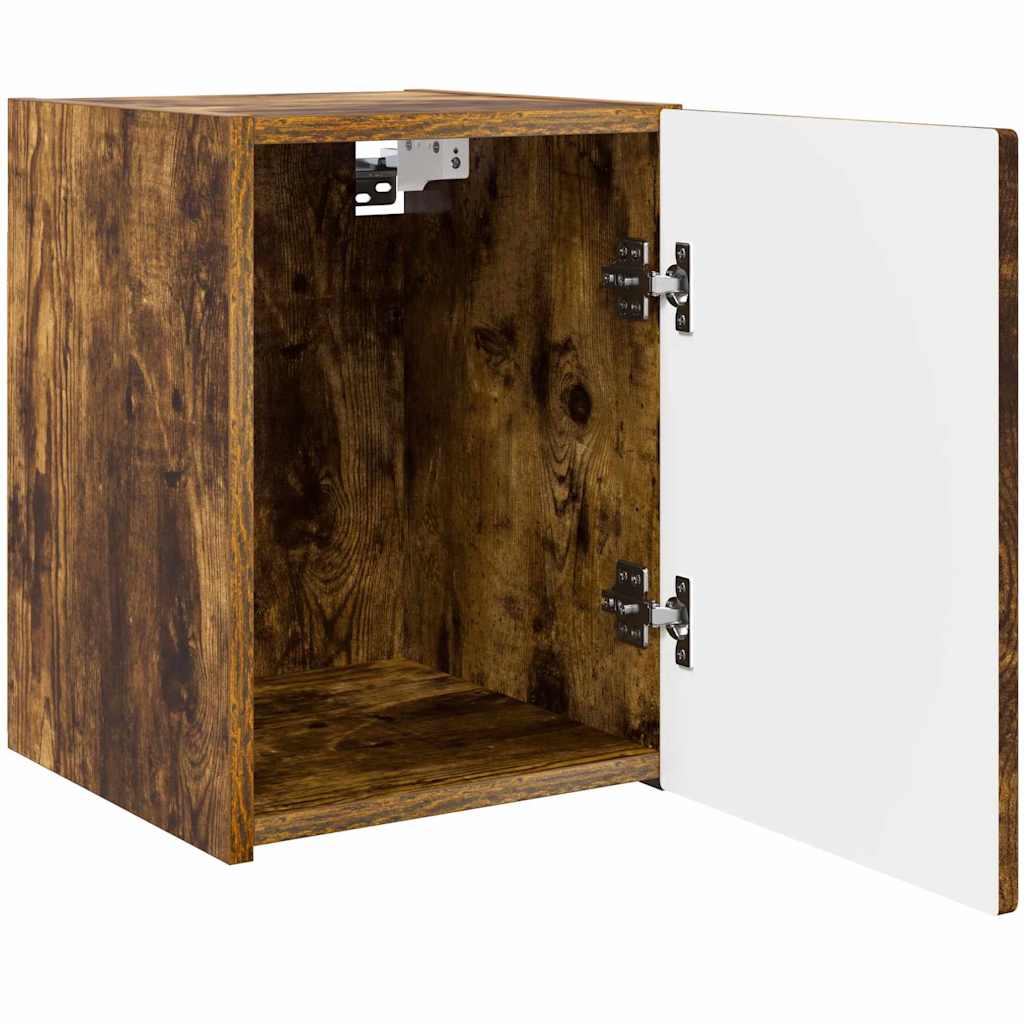 TV-Wandschrank 2 pcs Geräucherte Eiche 30 x 31 x 40 cm