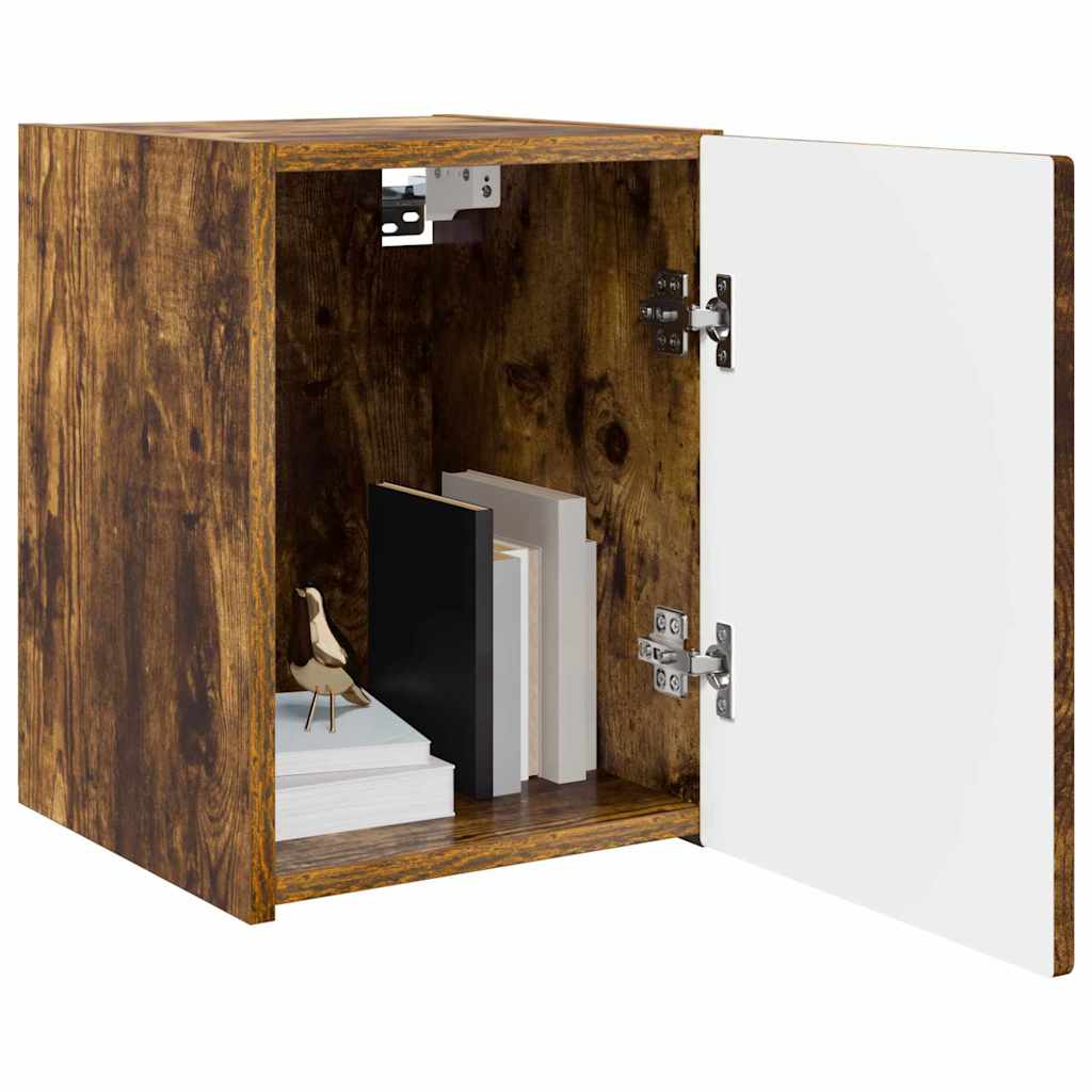 TV-Wandschrank 2 pcs Geräucherte Eiche 30 x 31 x 40 cm