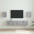 TV-Wandschrank Wandmontiert 2 pcs Graues Sonoma 30 x 31 x 40 cm