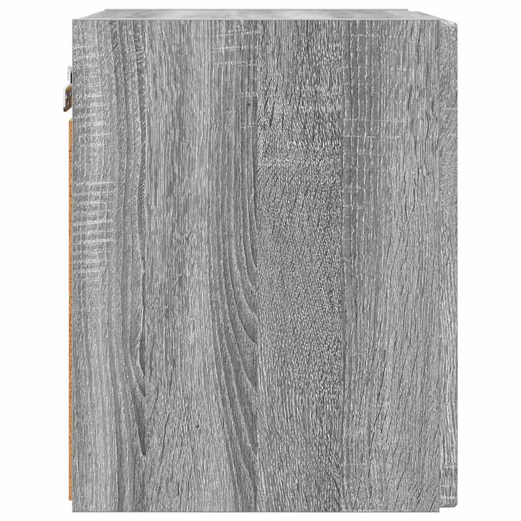TV-Wandschrank Wandmontiert 2 pcs Graues Sonoma 30 x 31 x 40 cm