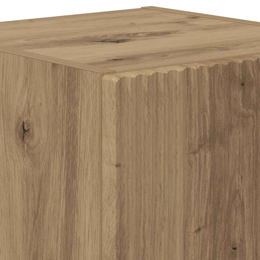 TV-Wandschrank 2 pcs Kunsthandwerk Eiche 30 x 31 x 40 cm