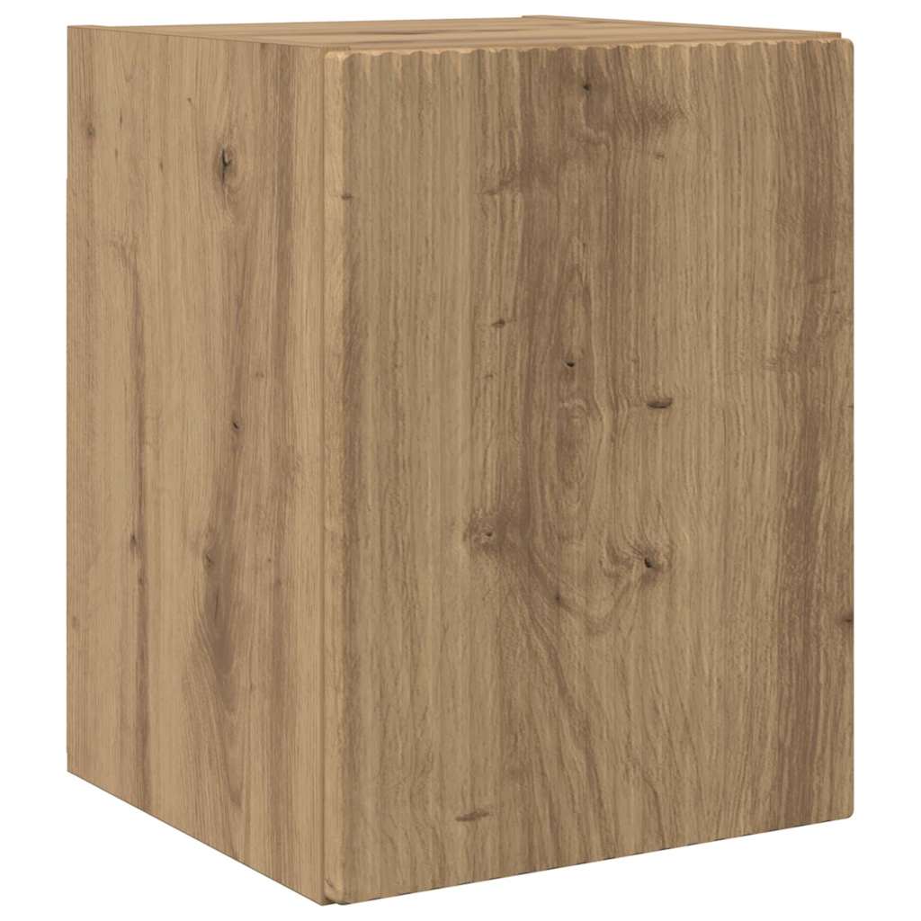 TV-Wandschrank 2 pcs Kunsthandwerk Eiche 30 x 31 x 40 cm