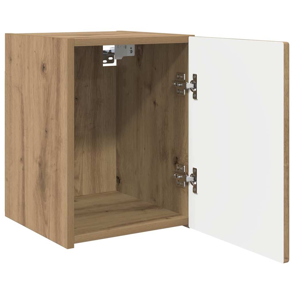 TV-Wandschrank 2 pcs Kunsthandwerk Eiche 30 x 31 x 40 cm