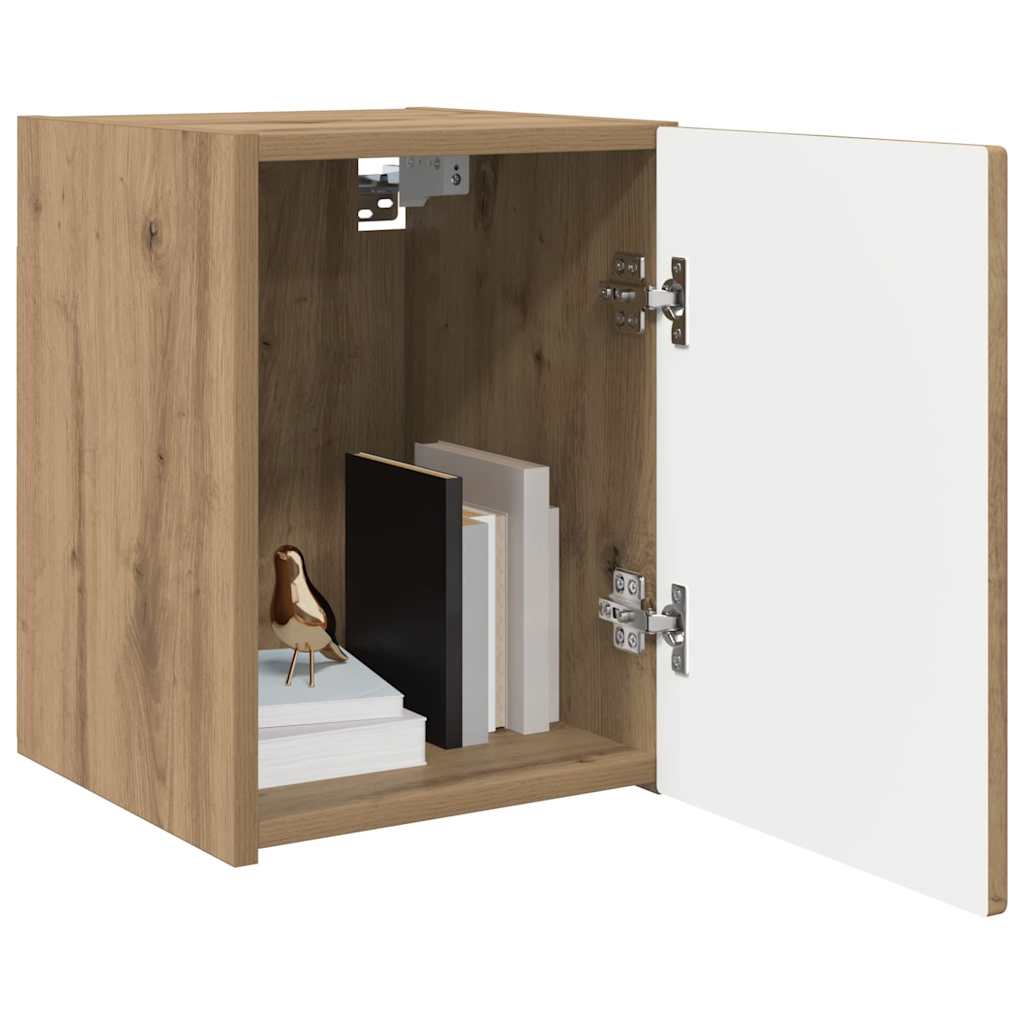 TV-Wandschrank 2 pcs Kunsthandwerk Eiche 30 x 31 x 40 cm