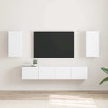 TV-Wandschrank 2 pcs Weiß 30 x 31 x 60 cm Holzwerkstoff