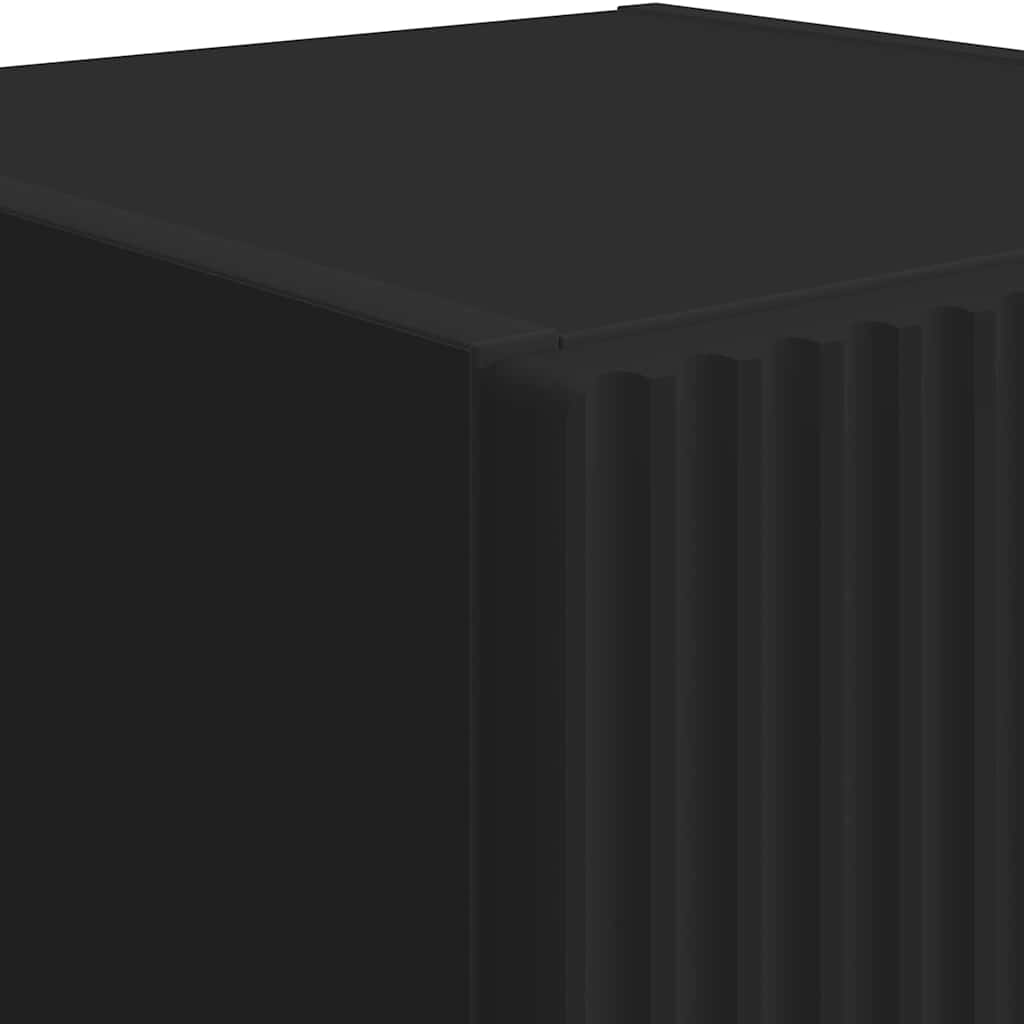 TV-Wandschrank Schwarz 30 x 31 x 60 cm Holzwerkstoff