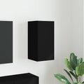 TV-Wandschrank Schwarz 30 x 31 x 60 cm Holzwerkstoff