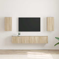 TV-Wandschrank 2 pcs Sonoma 30 x 31 x 60 cm Holzwerkstoff