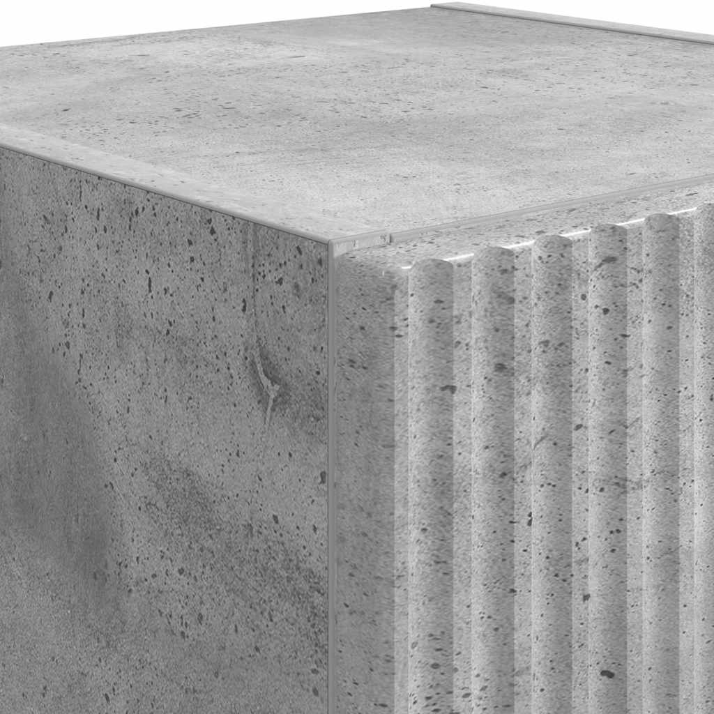 TV-Wandschrank 2 pcs Beton 30 x 31 x 60 cm Holzwerkstoff