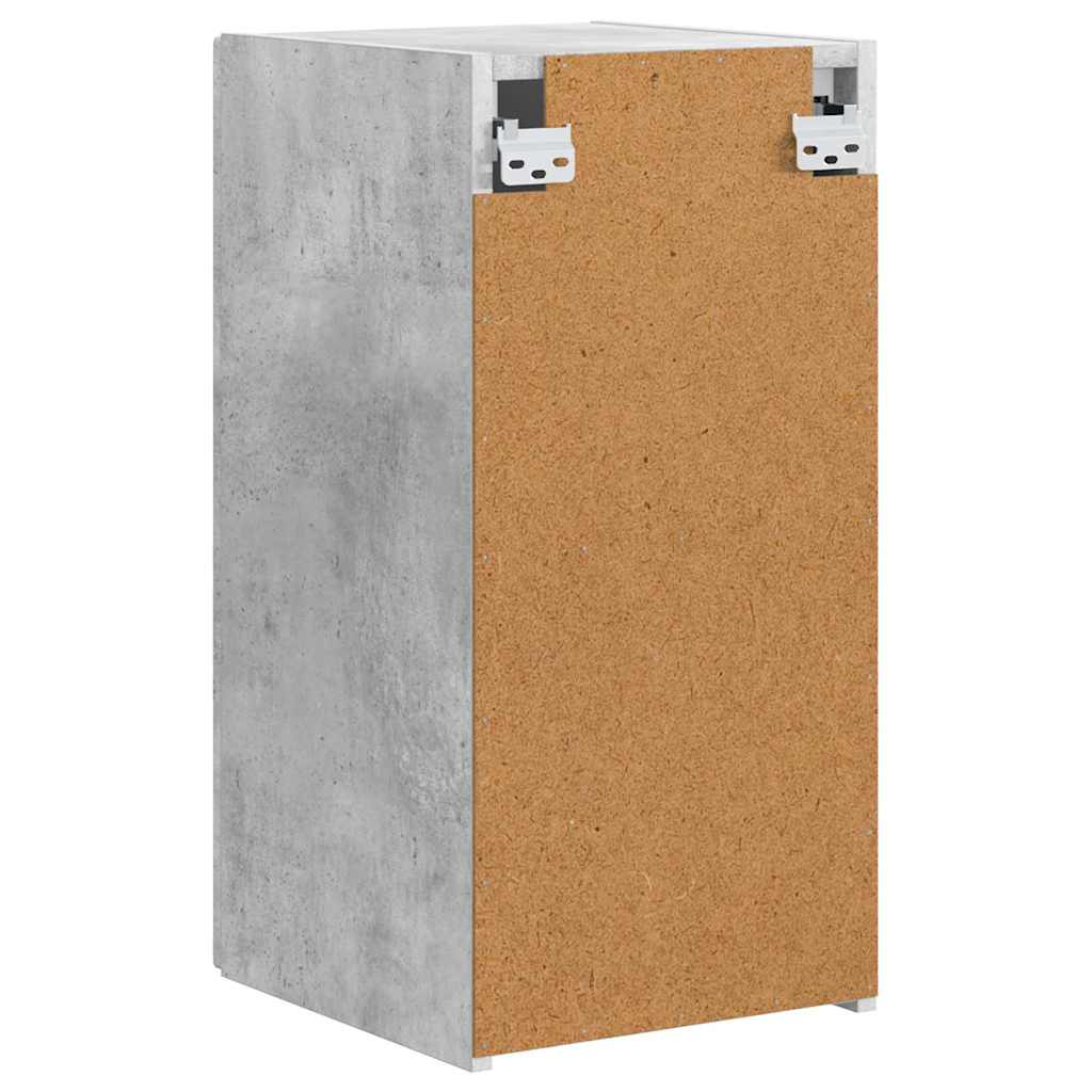 TV-Wandschrank 2 pcs Beton 30 x 31 x 60 cm Holzwerkstoff