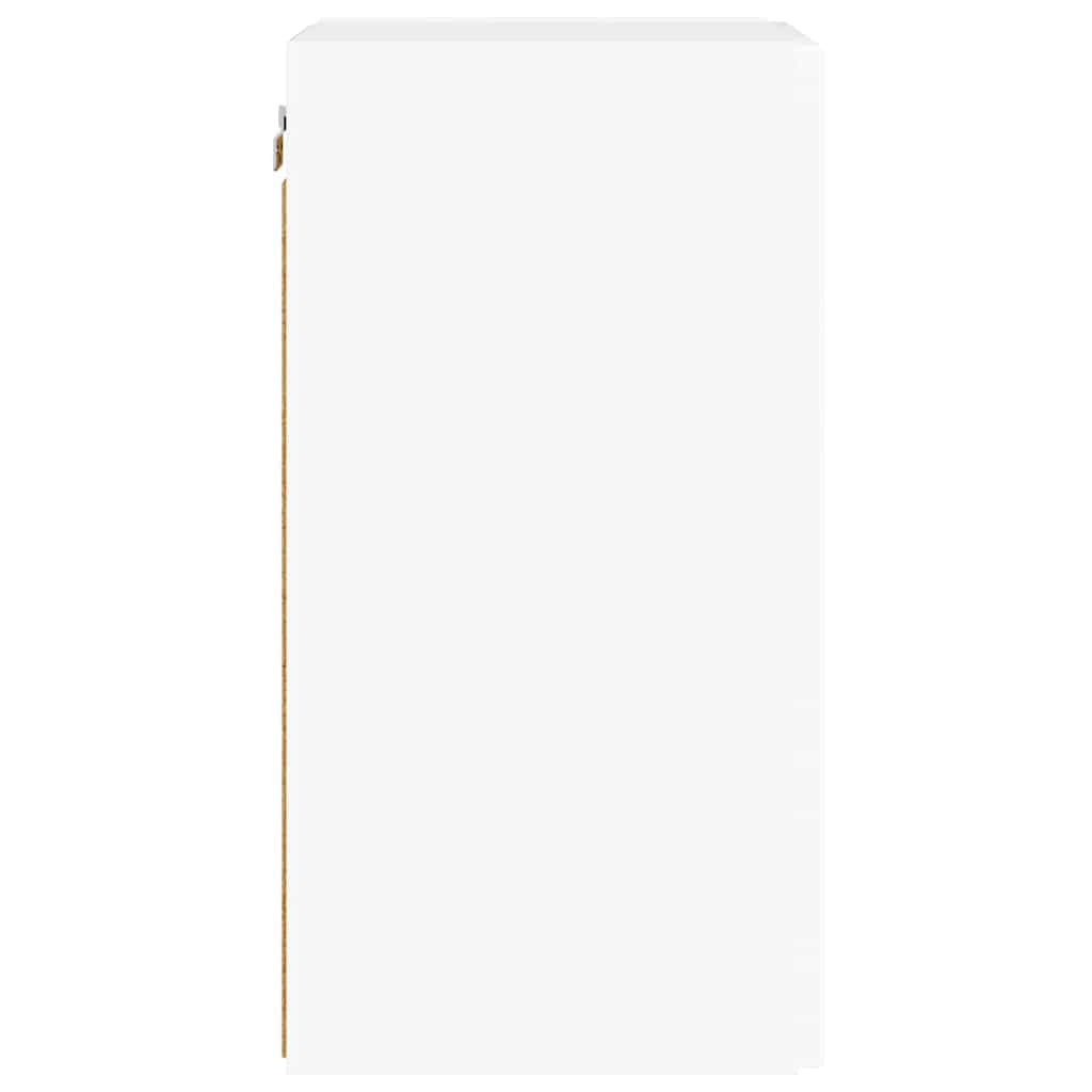TV-Wandschrank Wandmontiert 2 pcs Glänzend Weiß 30 x 31 x 60 cm