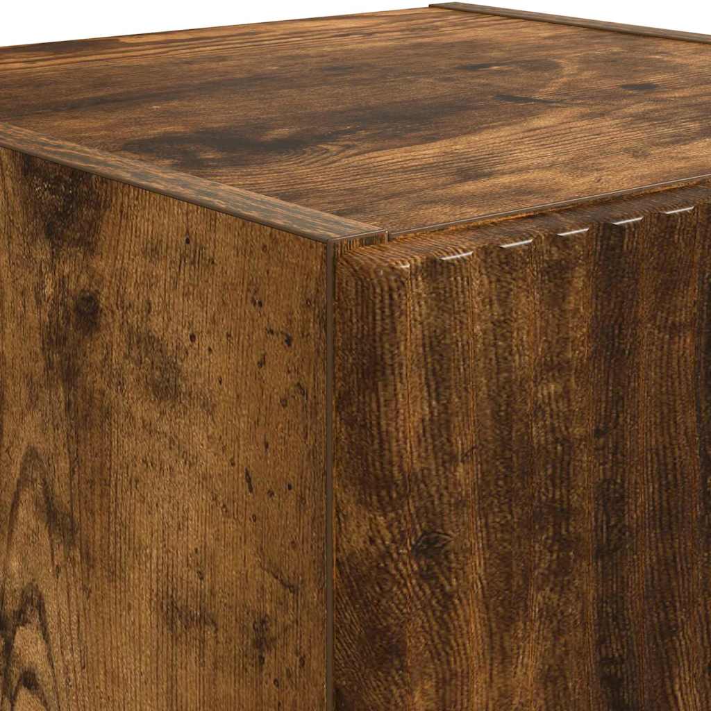 TV-Wandschrank 2 pcs Geräucherte Eiche 30 x 31 x 60 cm