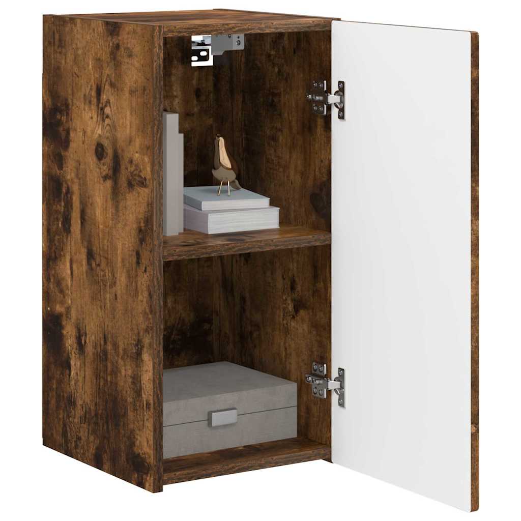 TV-Wandschrank 2 pcs Geräucherte Eiche 30 x 31 x 60 cm