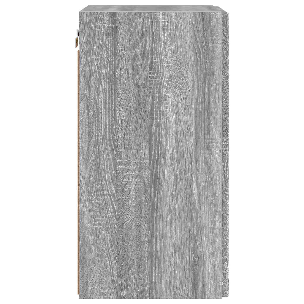 TV-Wandschrank Wandmontiert 2 pcs Graues Sonoma 30 x 31 x 60 cm