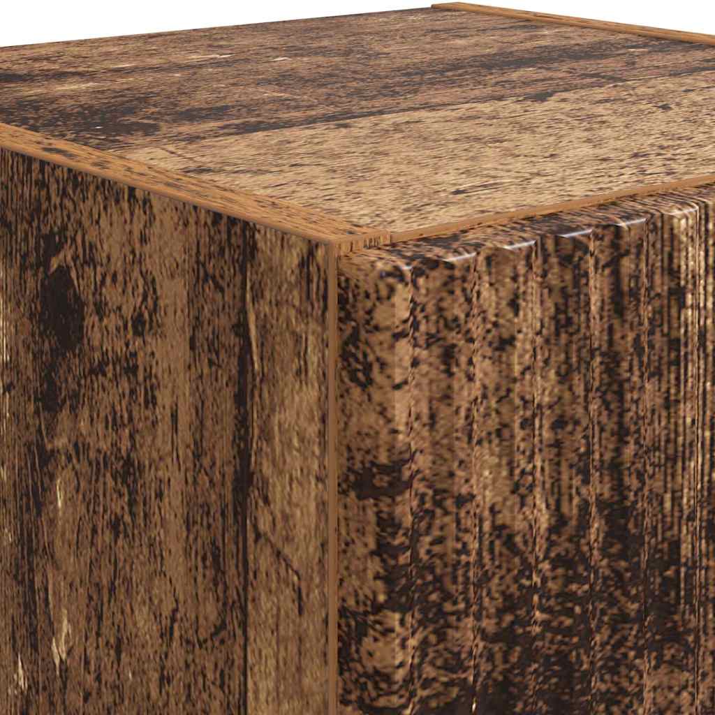 TV-Wandschrank 2 pcs Altholz 30 x 31 x 60 cm Holzwerkstoff