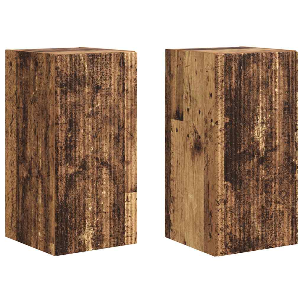 TV-Wandschrank 2 pcs Altholz 30 x 31 x 60 cm Holzwerkstoff
