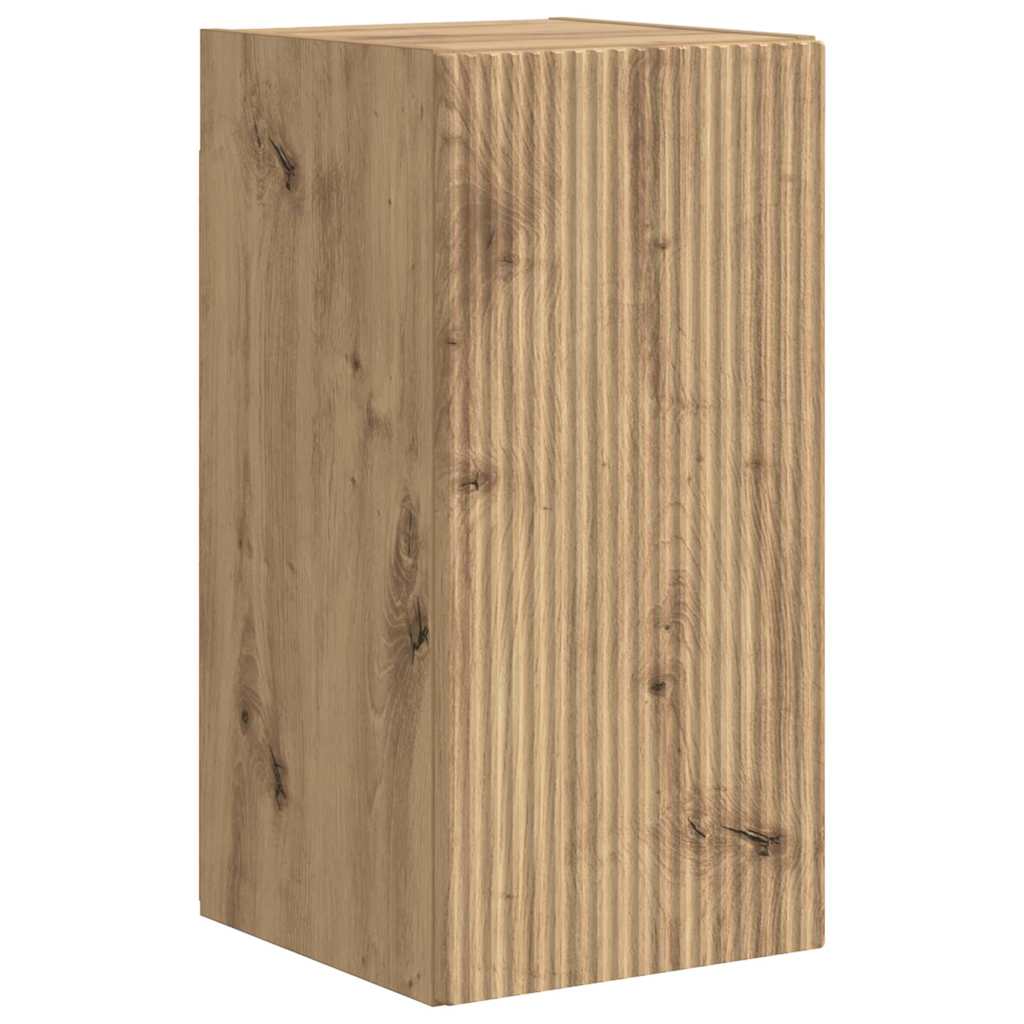 TV-Wandschrank Wandmontiert Kunsthandwerk Eiche 30 x 31 x 60 cm