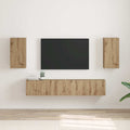 TV-Wandschrank 2 pcs Kunsthandwerk Eiche 30 x 31 x 60 cm
