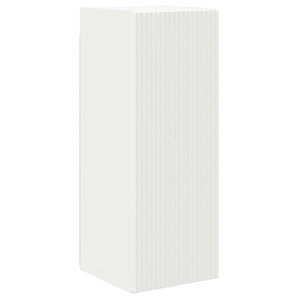 TV-Wandschrank 2 pcs Weiß 30 x 31 x 80 cm Holzwerkstoff