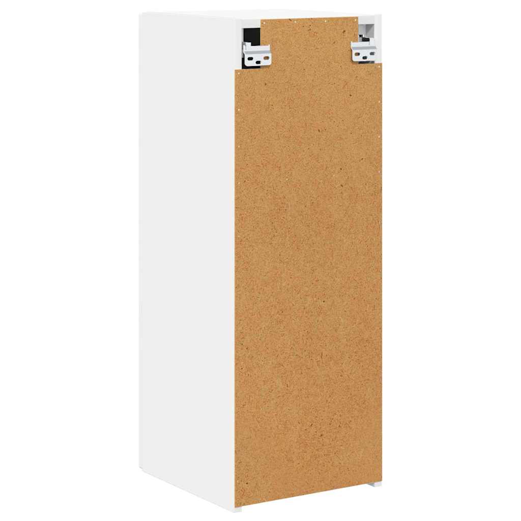 TV-Wandschrank 2 pcs Weiß 30 x 31 x 80 cm Holzwerkstoff