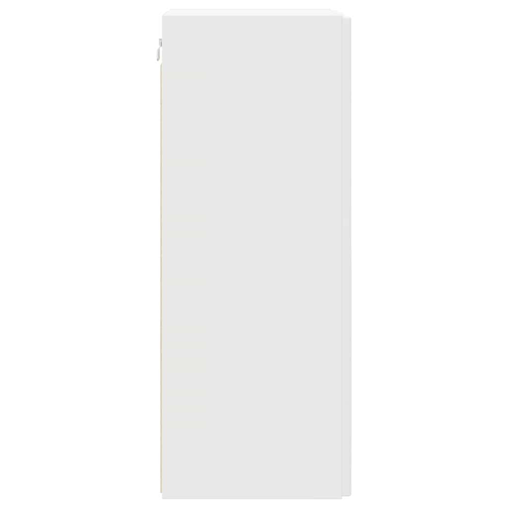 TV-Wandschrank 2 pcs Weiß 30 x 31 x 80 cm Holzwerkstoff