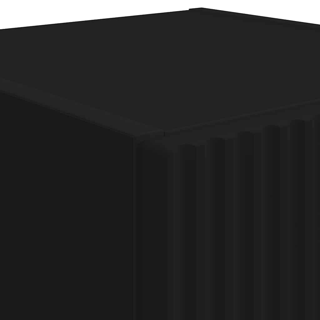 TV-Wandschrank Schwarz 30 x 31 x 80 cm Holzwerkstoff