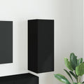 TV-Wandschrank Schwarz 30 x 31 x 80 cm Holzwerkstoff