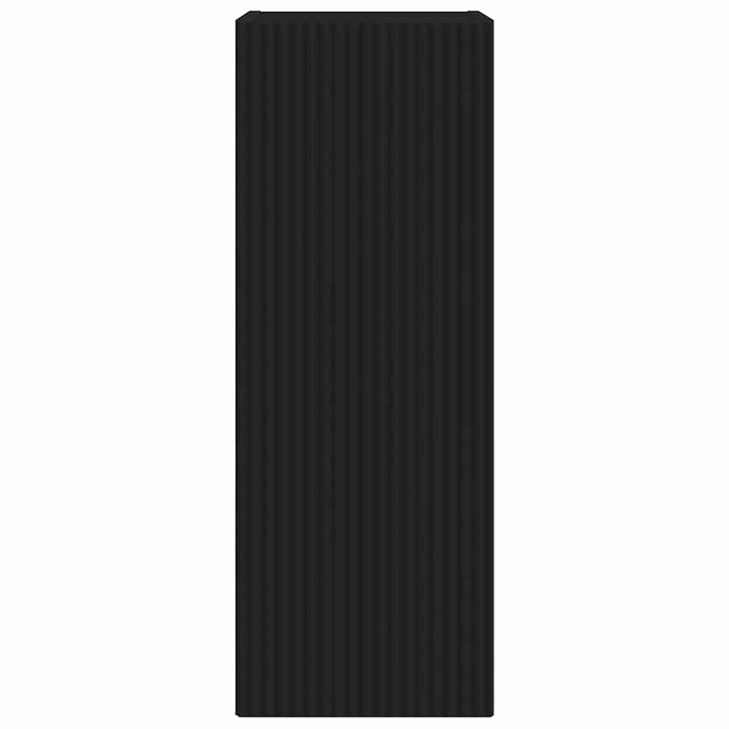TV-Wandschrank 2 pcs Schwarz 30 x 31 x 80 cm Holzwerkstoff
