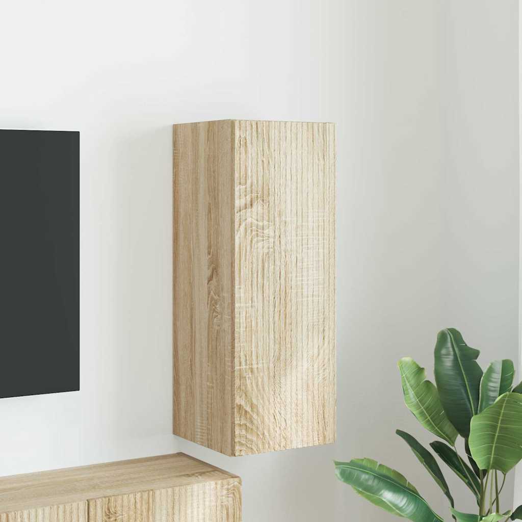 TV-Wandschrank Sonoma 30 x 31 x 80 cm Holzwerkstoff