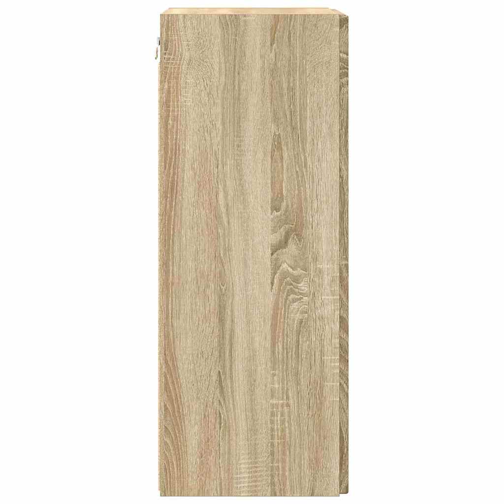 TV-Wandschrank Sonoma 30 x 31 x 80 cm Holzwerkstoff