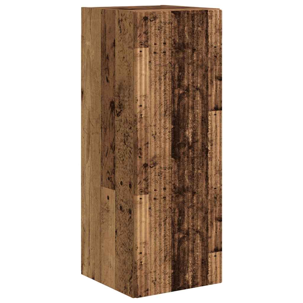 TV-Wandschrank 2 pcs Altholz 30 x 31 x 80 cm Holzwerkstoff