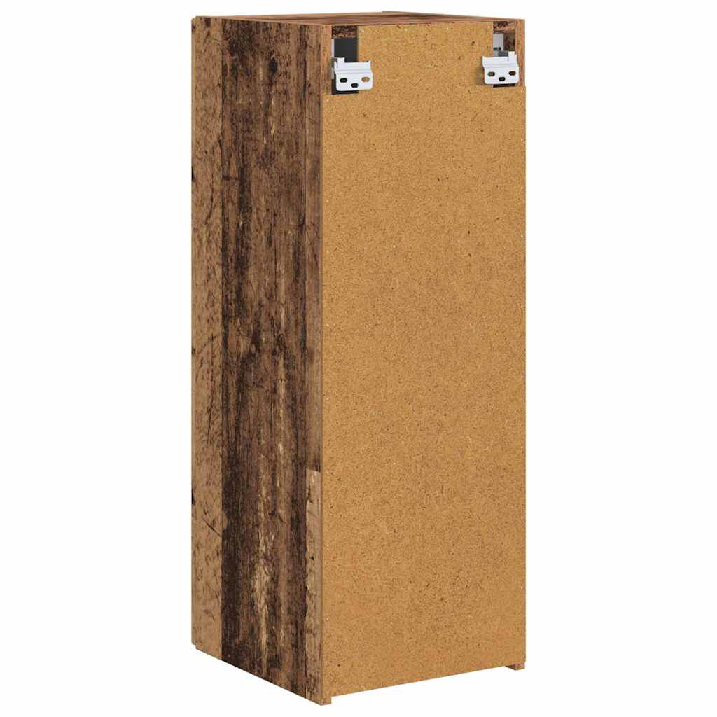 TV-Wandschrank 2 pcs Altholz 30 x 31 x 80 cm Holzwerkstoff