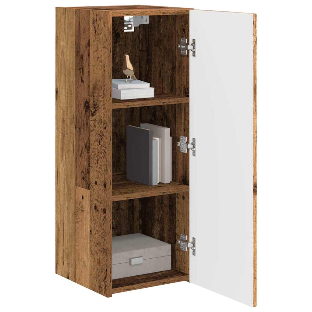 TV-Wandschrank 2 pcs Altholz 30 x 31 x 80 cm Holzwerkstoff