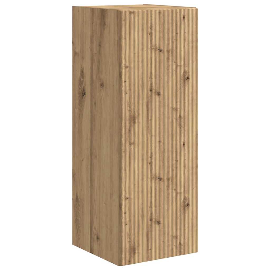 TV-Wandschrank Wandmontiert Kunsthandwerk Eiche 30 x 31 x 80 cm