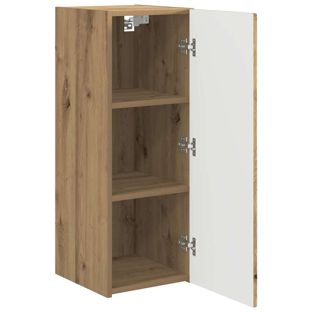 TV-Wandschrank Wandmontiert Kunsthandwerk Eiche 30 x 31 x 80 cm