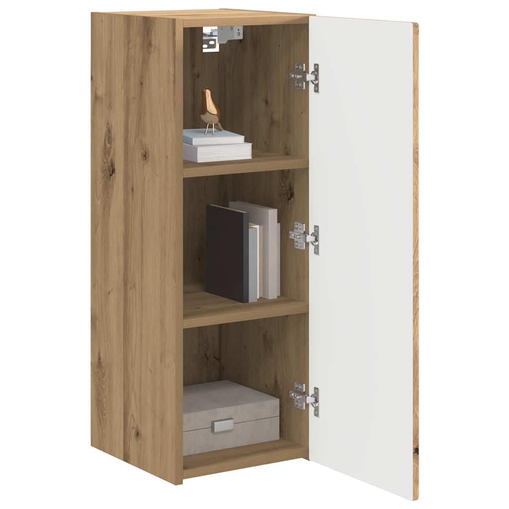 TV-Wandschrank Wandmontiert Kunsthandwerk Eiche 30 x 31 x 80 cm